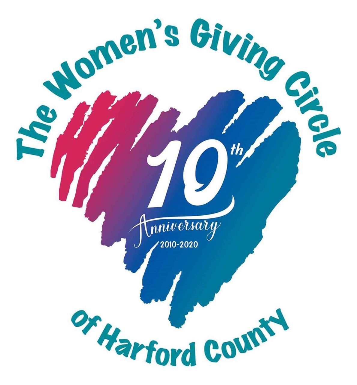 Women's Giving Circle tenth anniversary logo